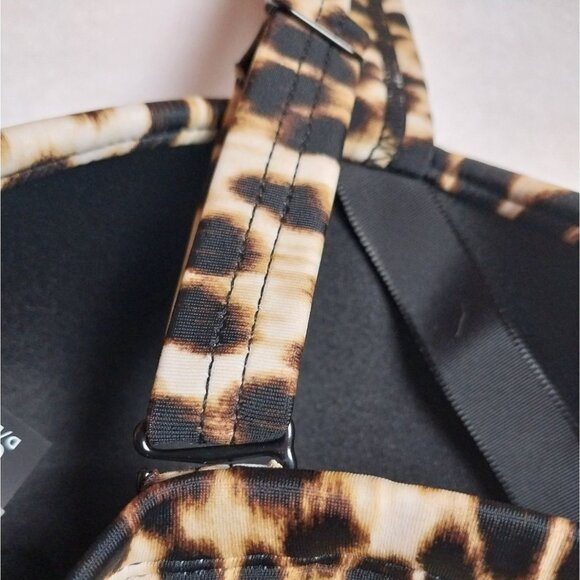 NWT Torrid Underwire Twist Front Cheetah Tankini Top Sz M/L 00/D/DD - Picture 8 of 13